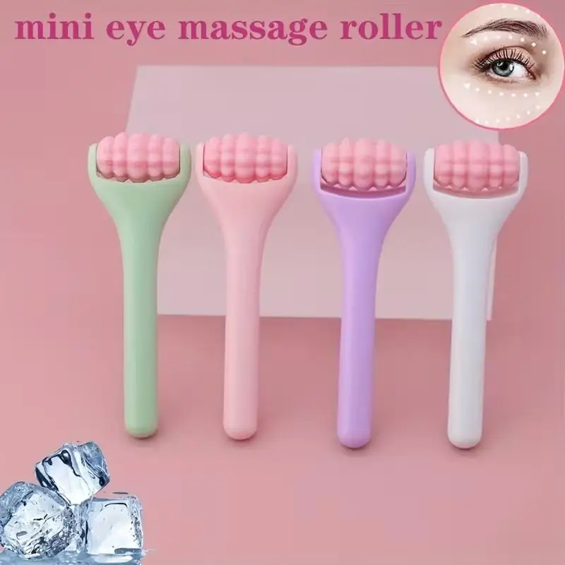 Wake Up Tired Eyes! Mini Face Roller for Instant Puffiness & Under-Eye Bag Relief, Your On-the-Go Revitalizing Tool