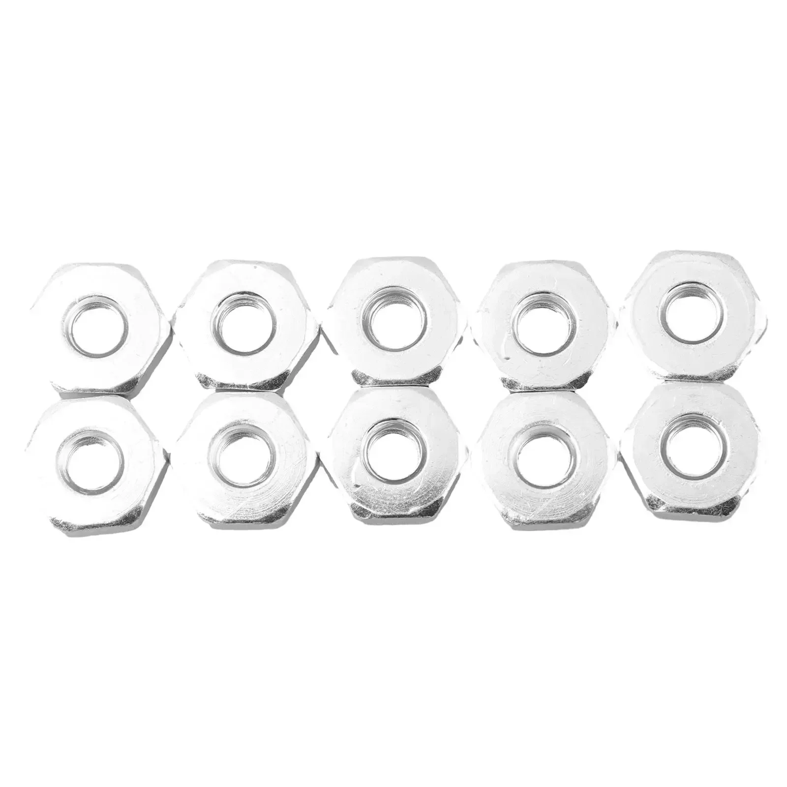 Chainsaw Parts Bar Nuts MS 180 250 381 1.25cm Thread Pitch 10pcs M8 Thread 361 440 660 Fit For Stihl Guide Bar Nuts
