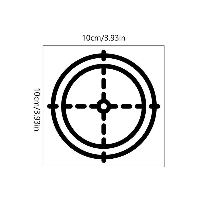 1PC Creative Hit the target toilet stickers home decoration wall decals mural art poster PVC diy sticker on the wall