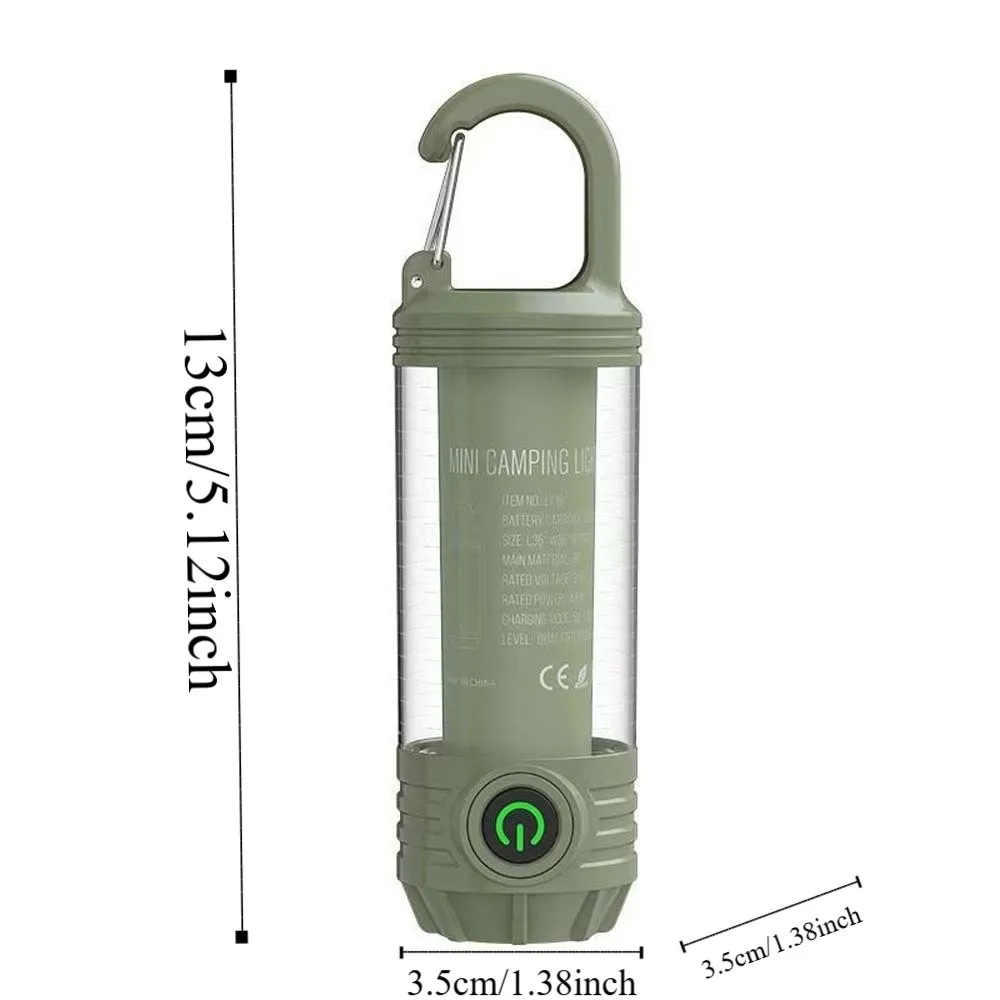 Portable LED Small Flashlight Rechargeable Compact Mini Pocket Flashlight Lightweight Anti-splash Water Key Chain Flash Lights