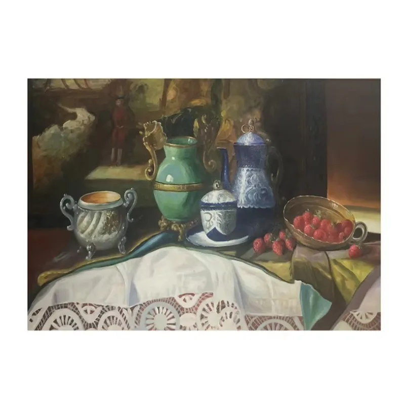 Handmade oil paintings custom world famous paintings, dusk luxury hotel model room, and matching paintings