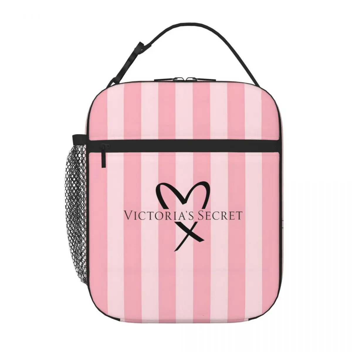 

Love-Victoria-S-Pink-Secret Insulated Lunch Bags Thermal Bag Reusable Leakproof Tote Lunch Box Food Storage Bags School Outdoor