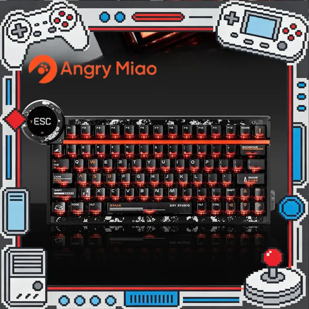 AngryMiao Battleye R2 BE745 Magnetic Axis Keyboard RT0.001 Aluminum Esports Gaming Mechanical Keyboard  RGB PC Accessories Gift