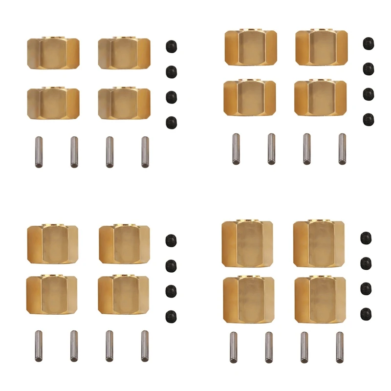 For SCX10 CC01 WRAITH 90027 90034 GEN 8 Widening 12Mm Wide Brass Connector,Upgraded Accessories