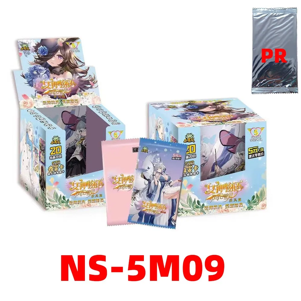 

New Goddess Story 5m09 Box PR Card Metal Card Anime Games Girl Party Swimsuit Bikini Booster Box Doujin Toys And Hobbies Gift