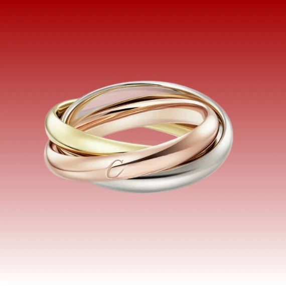 

2026 New Product S925 Silver Three Ring Ring Nail Card Edition Fashion Boutique Accessories Gift