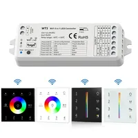 WT5 Tuya wifi 5 in 1Smart RGBCCT Led Controller RGB CCT RGBW RGBWW LED Strip Light Touch Panel 2.4G RF Wifi Controller