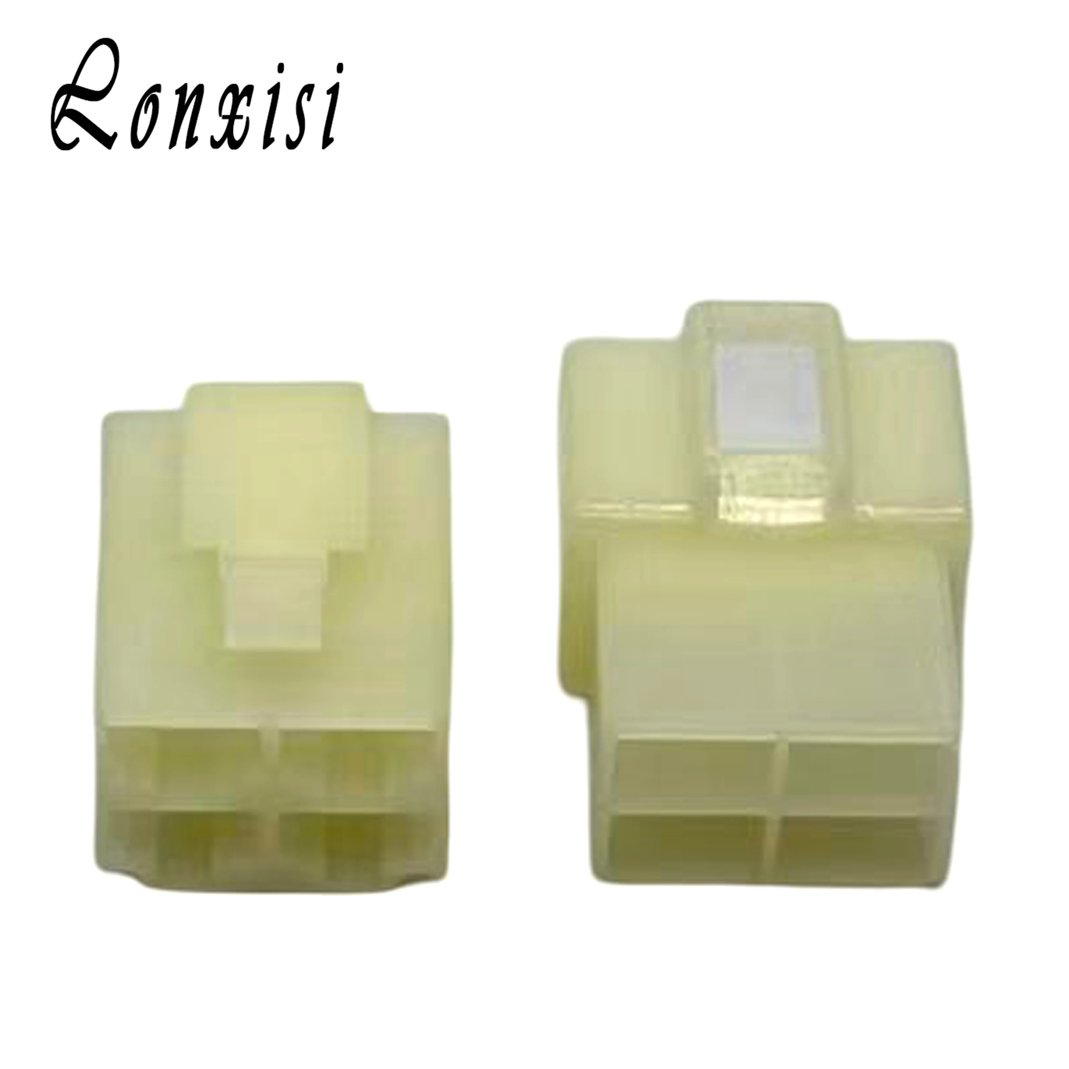 4 Pin 6.3mm Wiring Plug All New ABS Plastic Electrical Socket Automobile Connector