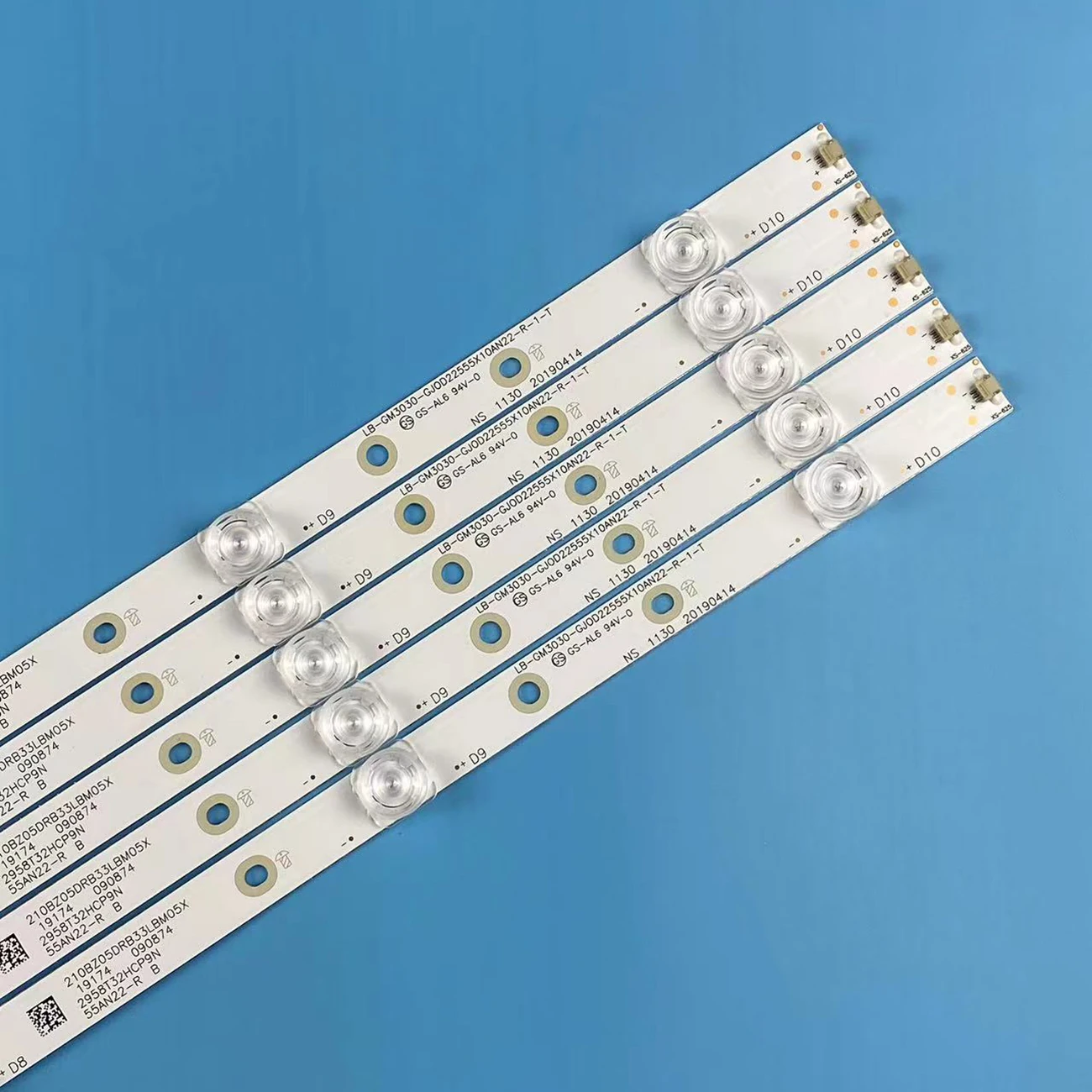 Strip Lampu Belakang LED untuk PHILIPS 55 ''TV LB-GM3030-GJ0D22555X10AN22-R-1-H 55pus730 4/12 55pus6704 55PUS7394 55PUS7504