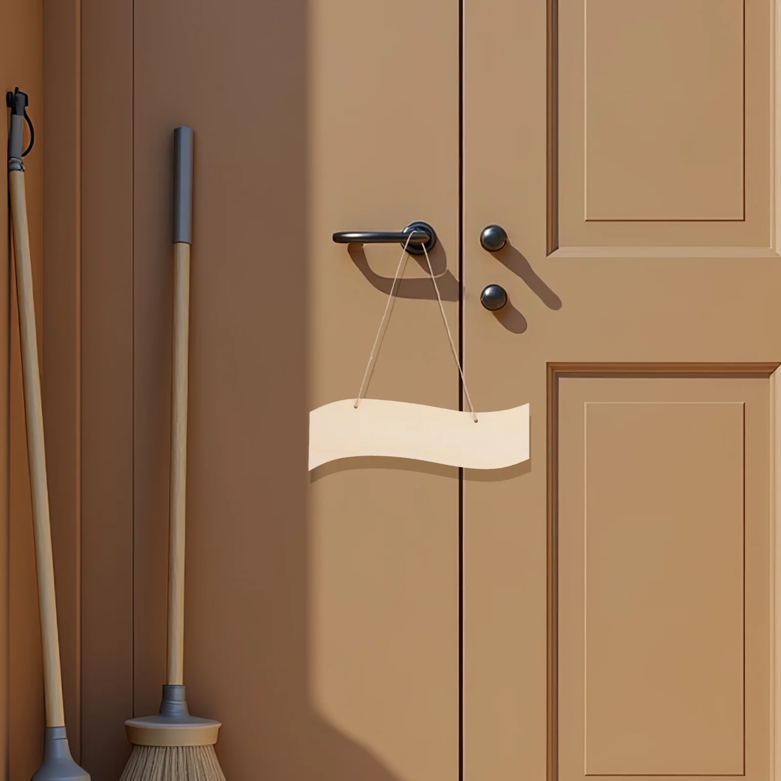 

10Pcs Wood Hanging Sign Blank Rustic Decorative Plaques Easy Hang DIY Crafts Painting Writing Home Wall Decor Blank Wood Signs