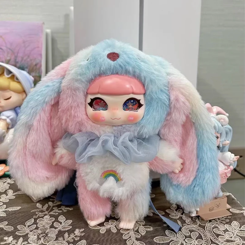 Ayoyo sonhos de som série caixa cega coelho bonito anime boneca saco surpresa kawaii animais figura ação caixa mistério pingente brinquedos