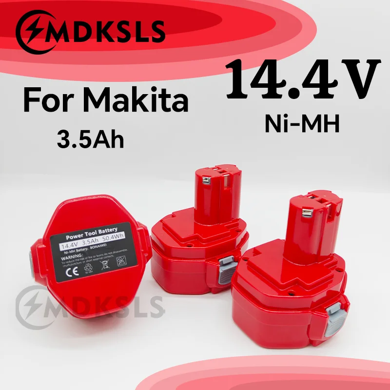 

2026 New Powtree 3500mAh Battery for MAKITA 14.4V Battery Pow Tool PA14,1422,1420,1433, 1434, 1435，6280D 6237D 6337D 8281D 6228D