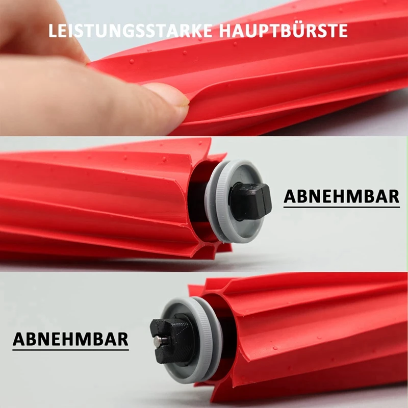 فرش رئيسية وجانبية لروبوروك s7 و t7s ، قطع غيار ، فلاتر هيبا ، ملحقات فراغية روبوتية