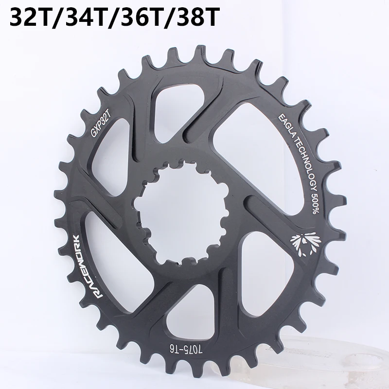 RACEWORK MTB Chainring 3/6mm Offset 32/34/36/38T Mountain Bike Wide Narrow Teeth Chainwheel Bicycle Crankset For SRAM GXP