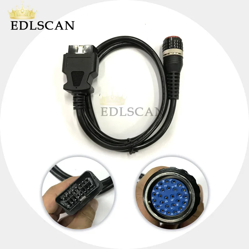 

Heavy duty truck 16Pin OBD II diagnostic cable for vocom 88890304 scanner