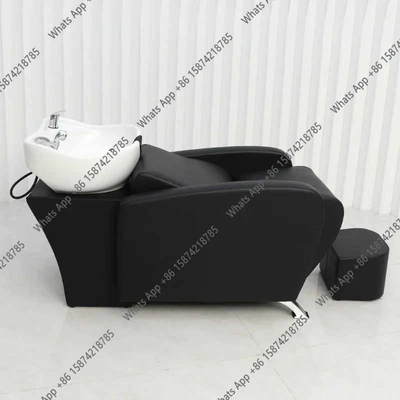 Xx Ceramic Basin Semi-reclining Shampoo Bed Hair Salon Hair Salon Special Flush Bed Massage Hair Care