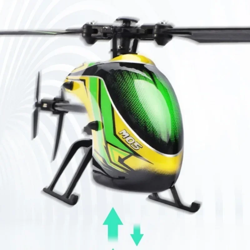 JJRC-Hélicoptère à pagaie unique à 4 canaux, jouet gyroscope à six axes auto-stabilisant, télécommande VPN sion 2.4g