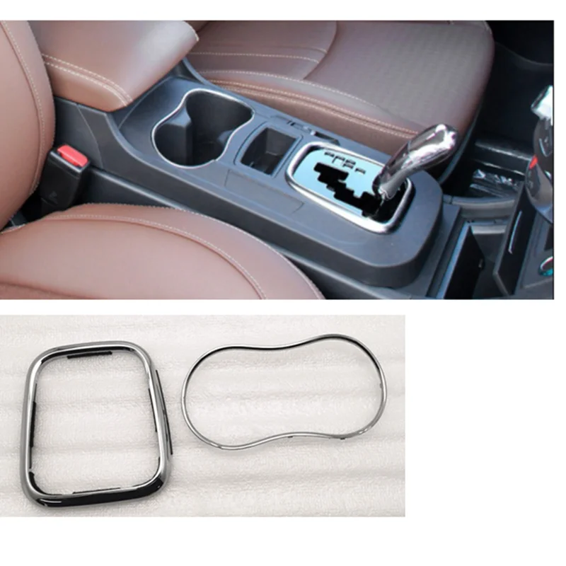 Gear Lever Panel Bright Ring for BYD S7 Automatic Shift Trim Ring Gear Lever Plating Trim Strip Water Cup Bright Bar