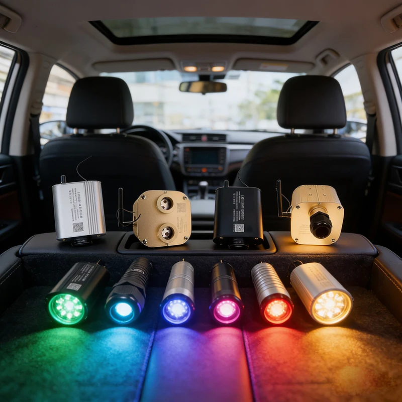 Twinkle Star ceiling kit Bluetooth APP Smart Control Starry Car LED Optical fiber lamp Light Kid Room Ceiling factory outlet new
