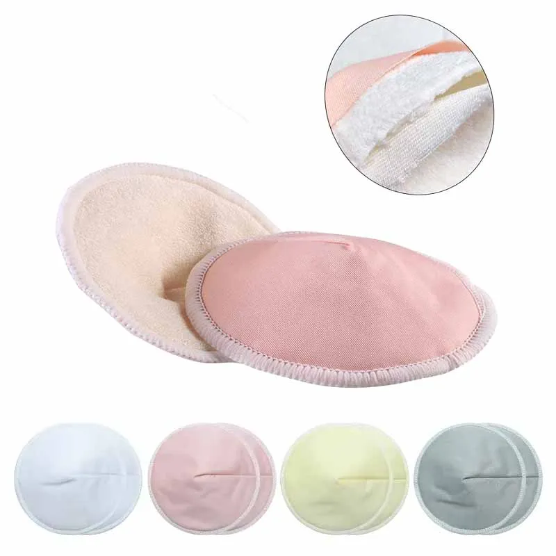 Maternity Anti-Overflow Breast Pad Baby Feeding Care Pad Reusable Washable Three-Layer Fiber Ultra-Fine Waterproof Breathable