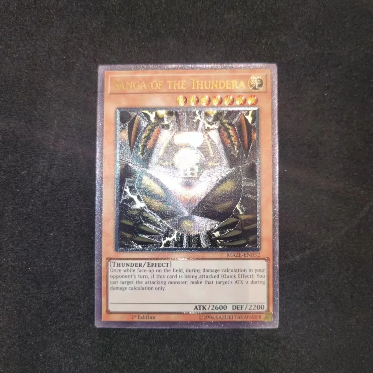 

Yu-Gi-Oh UR MAZE-EN032 / Sanga of the Thunder Children's Gift Collectible Card Toys (Not Original)