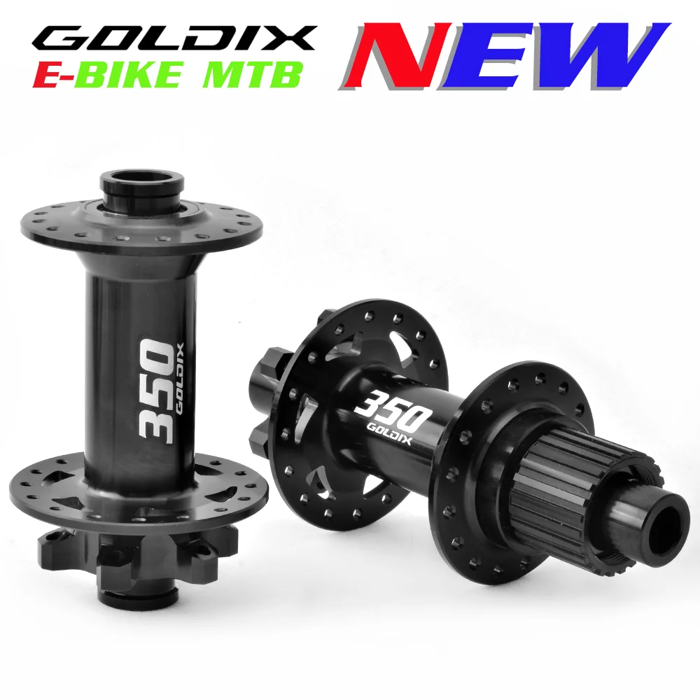 GOLDIX M350 MTB Hub 26T Ratchet BOOST 32 Hole J-Bend 6 Bolt Disc Brake HG/MS/XD Freehub 148x12 110x15 141x10  for XC