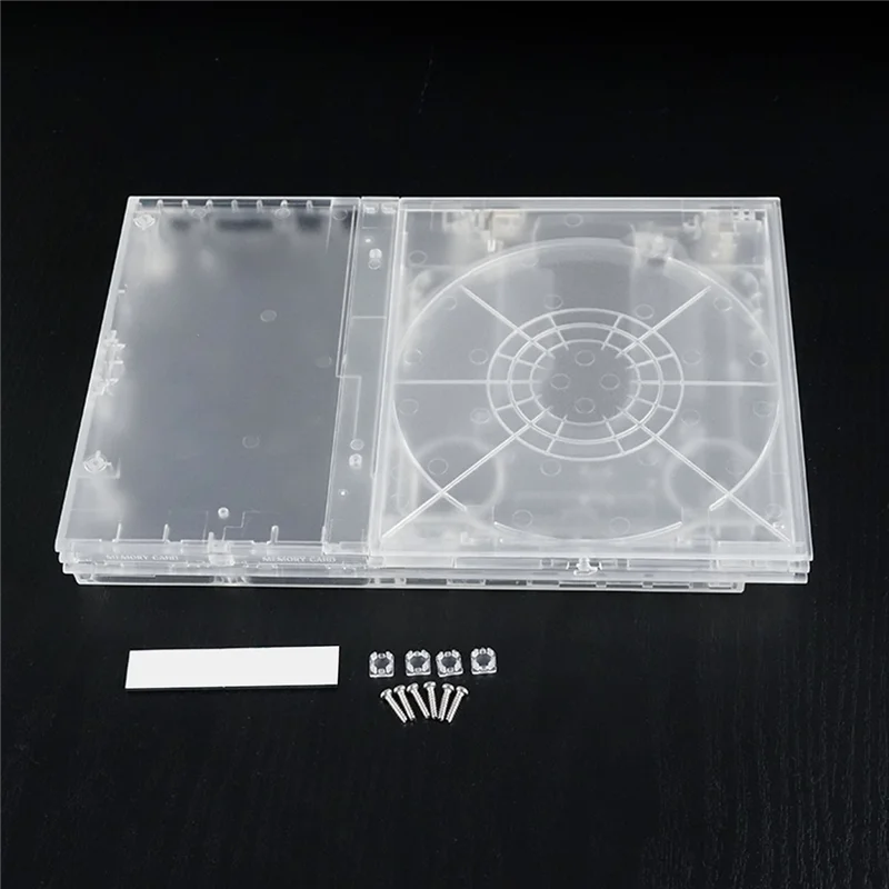 AP-Vervanging Shell Voor PS2 Slim 9XXXX Doorschijnende Volledige Behuizing Shell Case Cover Voor PS2 Slim Game Console