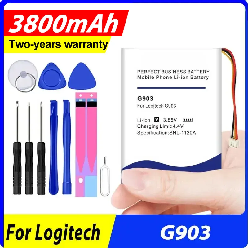 Top Brand Battery  for Logitech Mouse G900 G903 2800mAh Direct Replacement