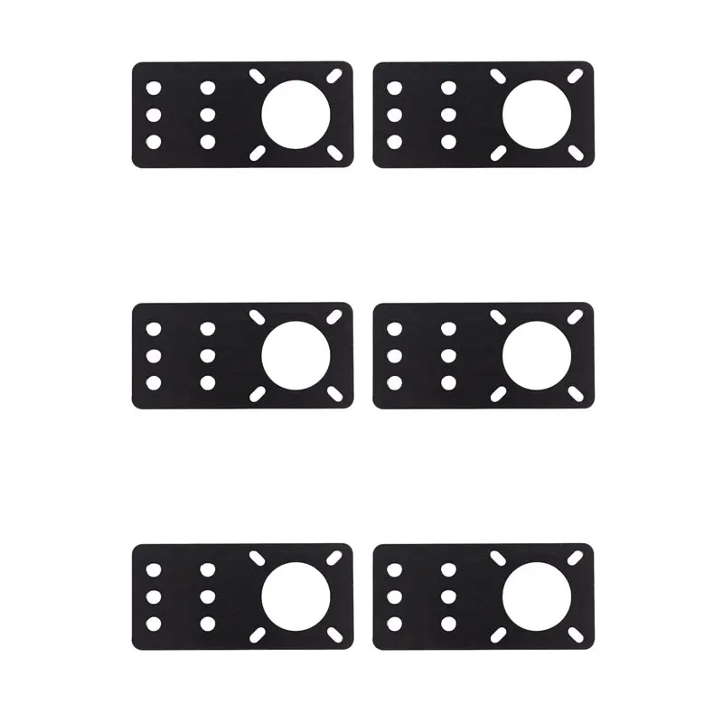 

6X Алюминиевая монтажная пластина для шагового двигателя Nema 17 для 3D-принтеров и станков с ЧПУ, для деталей Openbuilds CNC - AT30