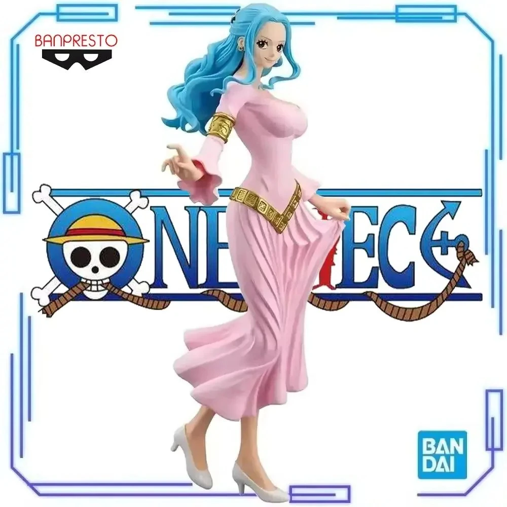 

В наличии Bandai, оригинальная аниме Banpresto, цельный блестящий и гламурный Nefertari Vivi II, 21 см, коллекционная модель, игрушечные фигурки