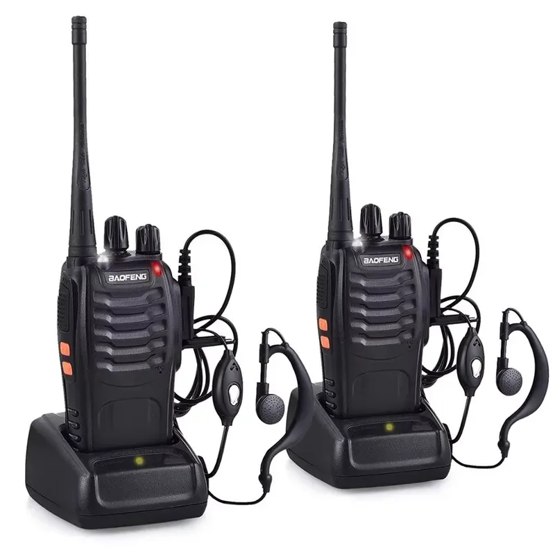 BOLRZOBF 888S wireless remote walkie-talkie outdoor handheld ham CB two-way radio UHF 400-470 trillion convenient 5w