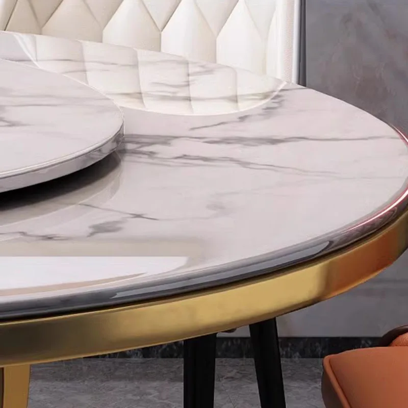 Desk Kitchen Dining Tables Coffee Conference Cocktail Marble Round Dining Table Salon Console Table A Manger Balcony Furniture