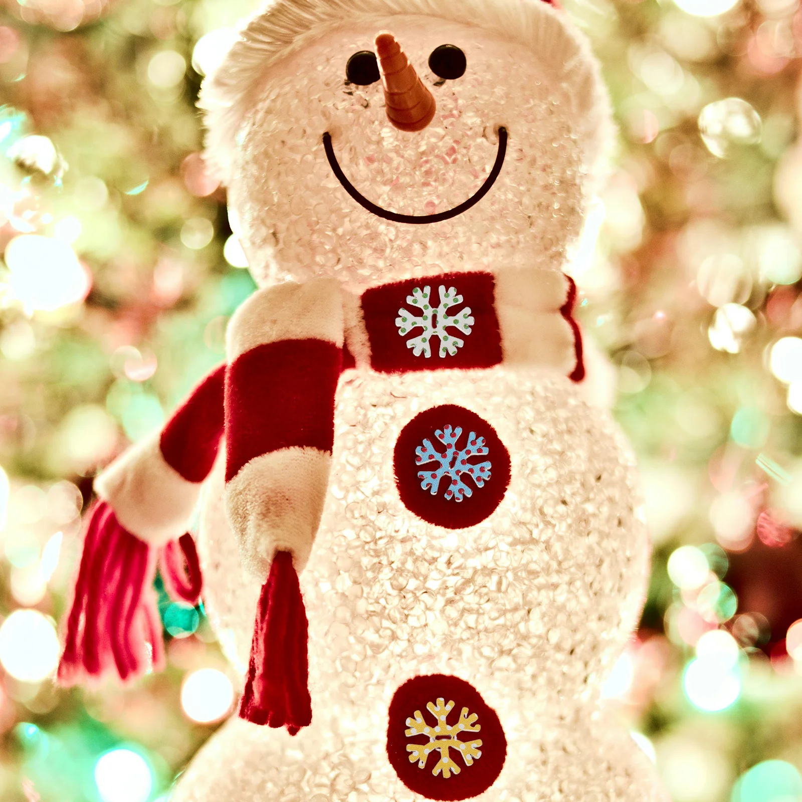 

100Pcs DIY Snowflake Buttons Wooden Christmas Craft Scrapbooking Decoration Snowflake Embellishments DIY Wooden Button