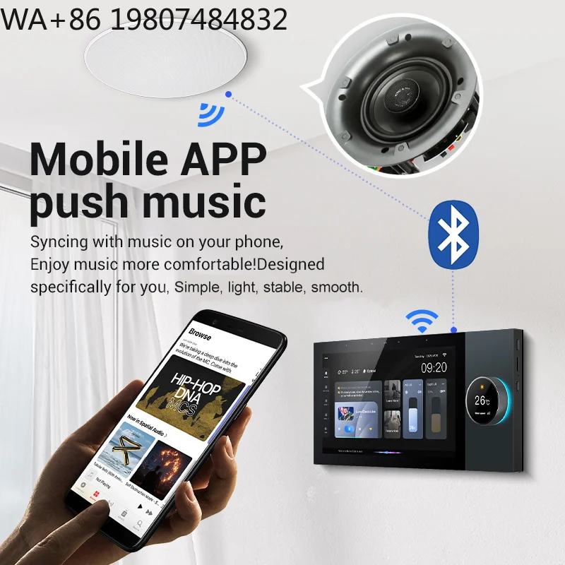 6/7/8/10/12 Inch F7 Smart Home Automation Panel WiFi Zigbee Gateway Touch Screen Scene Switch Control System