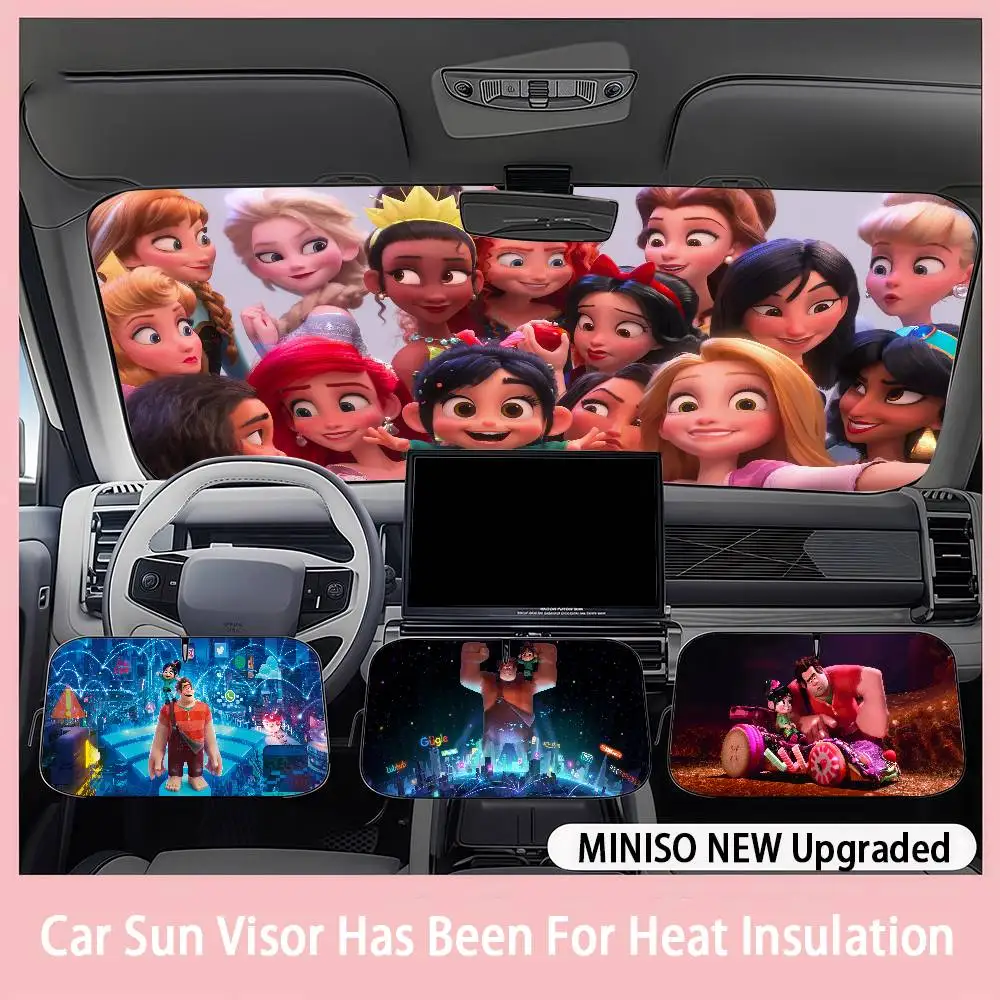 

Disney Wreck-It Ralph Car SunShade Windshield sunshade blocks ultraviolet rays, car insulation sunshade protector