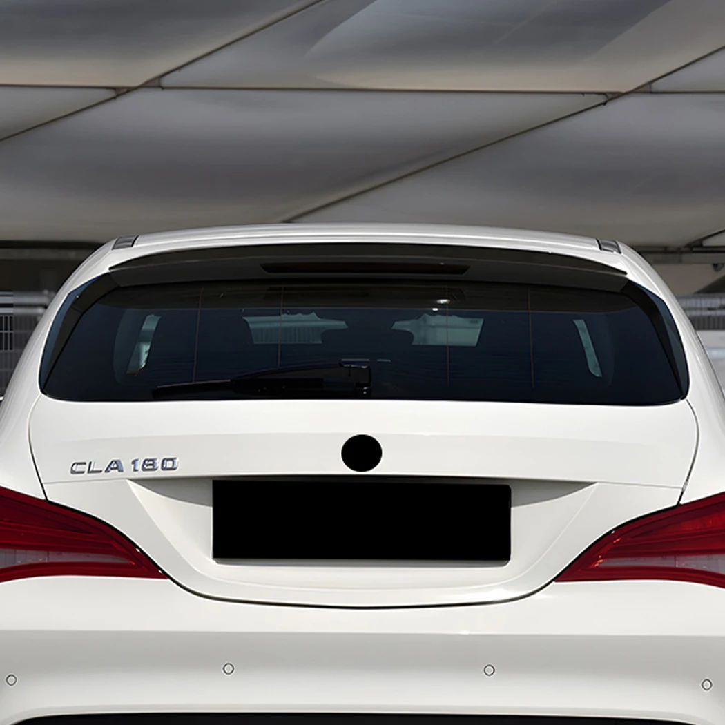 For Mercedes Benz CLA Class Shooting Brake X117 2013-2019 Car Rear Top Wing & Side Wing Spoiler Splitter Body Guard Cover Trim