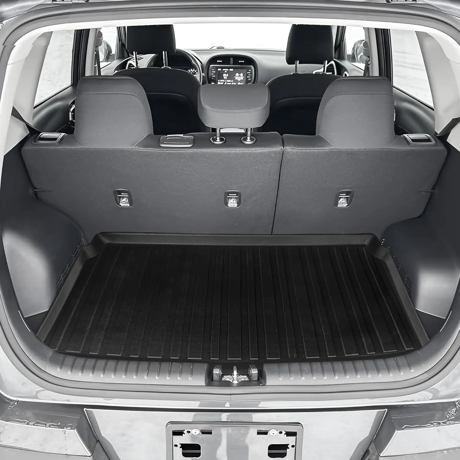 

Custom Fit 3D Trunk Mat for Kia Soul 2020-2026 - All-Season Protection, Easy Wash Cargo Liner with Laser Measurement