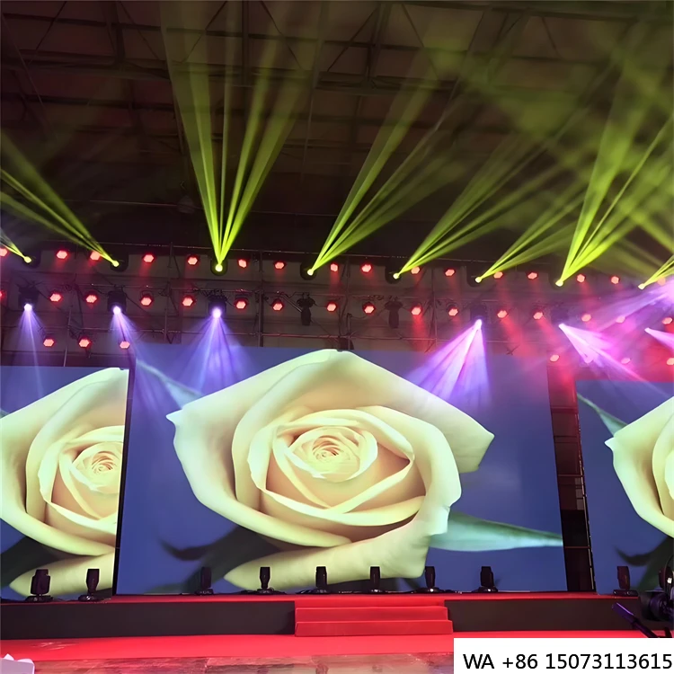 ป้ายไฟ LED สีเต็มรูปแบบสำหรับภายนอกอาคาร P2.604 - ความสว่างสูงสำหรับการเช่าเวทีงานอีเว้นท์