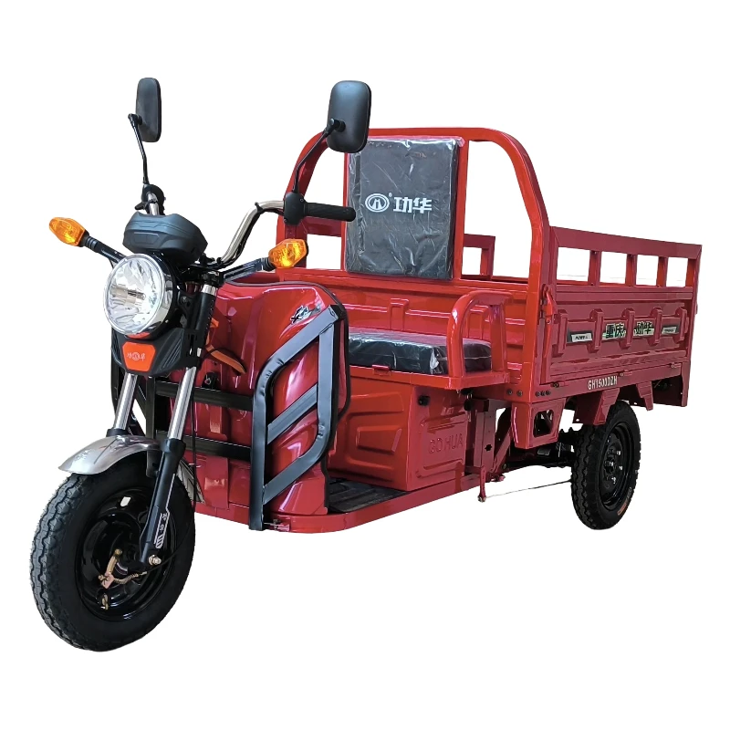 High-Capacity Battery Electro Tricycle 3 Generation 1.5 Meters Without Shed Gh1500Dzh Electric Cargo Tricycle