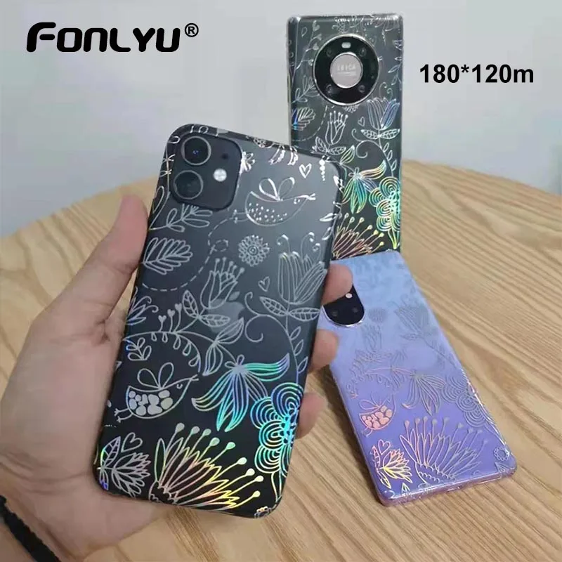 Fonlyu Global luxuryTranparent Skin Sticker Wrap Skin Phone Back Protective Film Skin For Devia Rockspace Refox Jiutu Tuoli