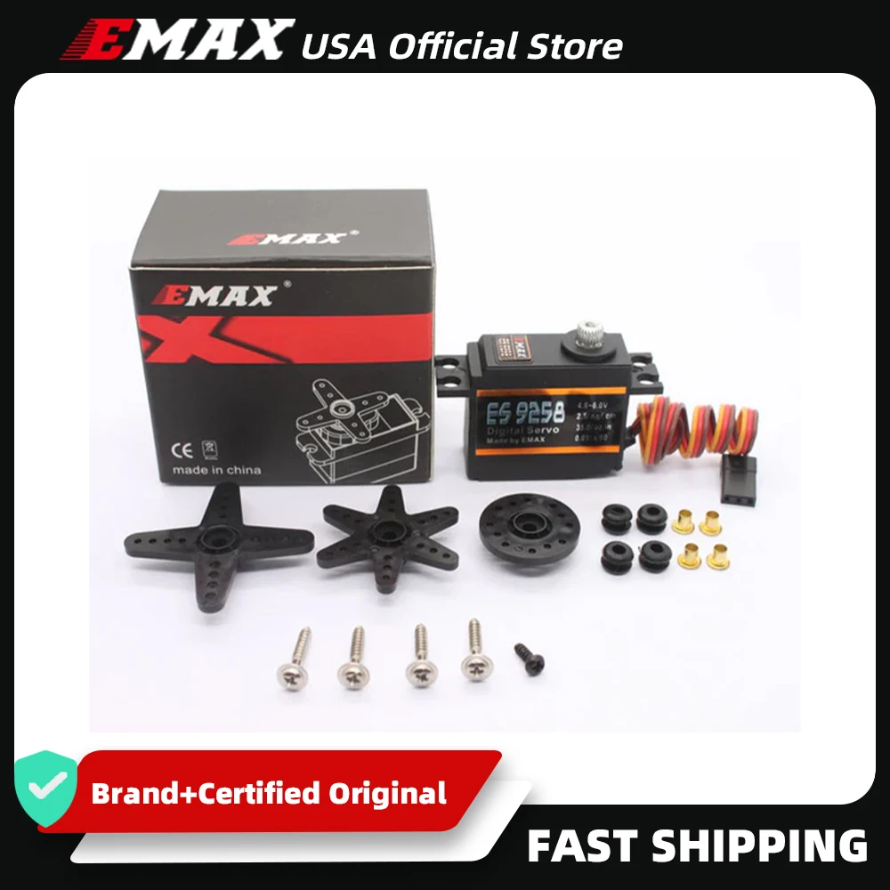 

Официальный комплект из 4 роторных хвостовых сервоприводов EMAX USA ES9258 для вертолетов 450-й серии
