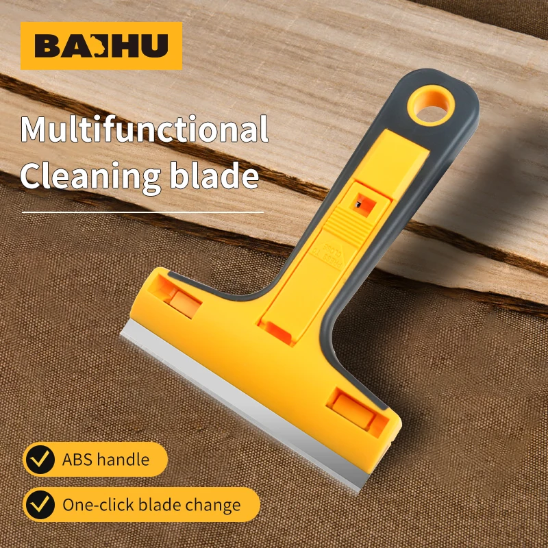 BAIHU مجرفة التنظيف متعددة الوظائف المحمولة المطبخ تنظيف سكين مجرفة أداة إزالة لاصق تنظيف الجمال التماس مكشطة