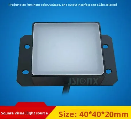 40x40mm Square Flat Backlight CCD Machine Vision Light Source for Industrial Inspection
