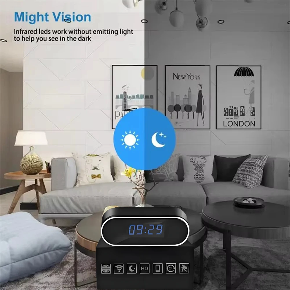 كاميرا واي فاي جديدة بدقة 4K عالية الدقة، وضوح مطور، رؤية ليلية بالأشعة تحت الحمراء، تدعم الرؤية عن بعد، كشف الحركة، كاميرا لاسلكية منزلية