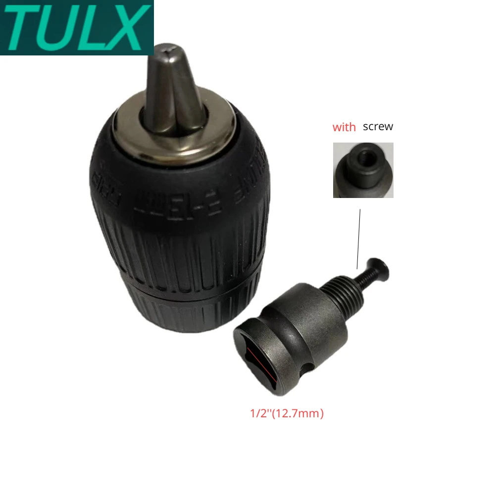 TULX anahtarsız sondaj Chuck 2-13mm dönüştürücü 1/2 \