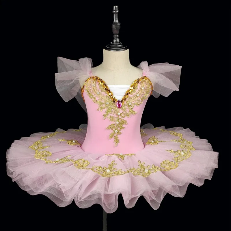 Robe de Ballet d'été pour filles, Costume de danse élégant pour enfants, robes Tutu pour bébés, vêtements pour filles