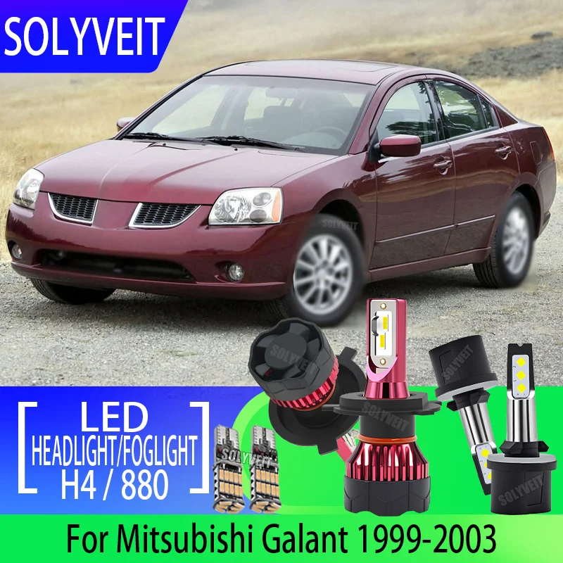 

Enhanced Night Visibility H4 880 LED Headlight Foglamp Kit 6000k High Bright FOR Mitsubishi Galant 1999 2000 2001 2002 2003