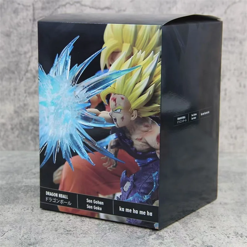 13cm Dragon Ball Famous Father-Son Battle Scene Figure Collectible Model