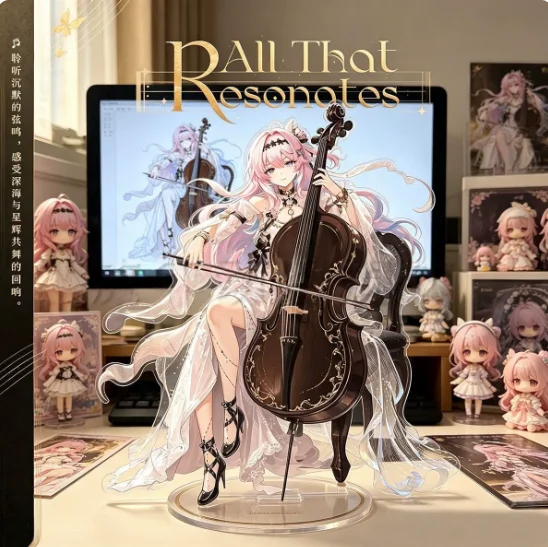 Japanese Anime Wuthering Waves Dani Acrylic Stand Figure Model Plate Cosplay Collection Desktop Decor Gifts XYZ