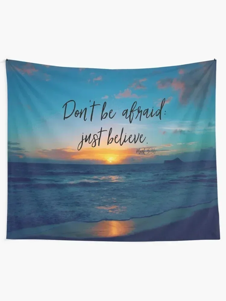 Inspirational Faith Verse Quote Tapestry Room Decor Decorative Paintings Aesthetic Room Decor Korean Room Decorator Tapestry